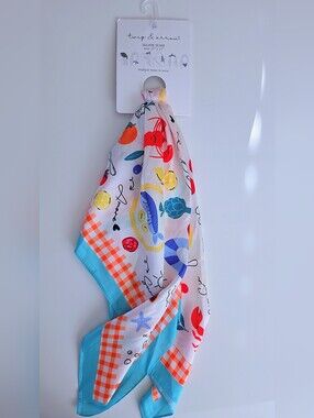 Beach-Themed Multicolor Scarf